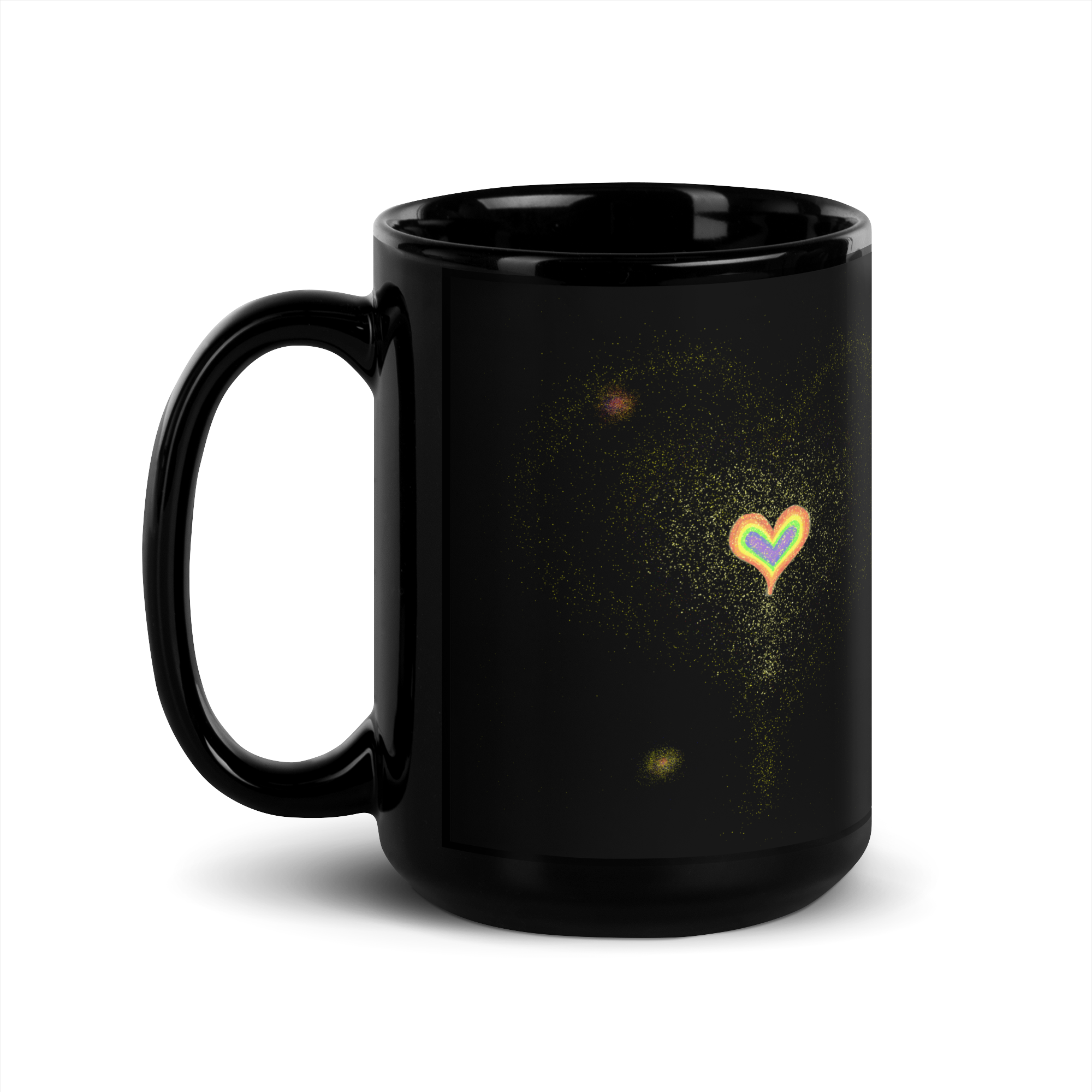 image of mug with 'Brighter Than Sunshine' artwork
